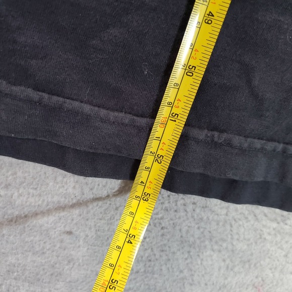 VINTAGE‎ Cover Charge Women Dress XL Black Shirt Drawing Pockets 90s USA - Picture 6 of 10